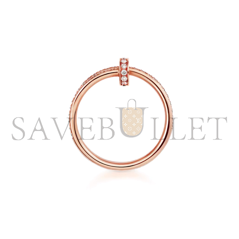 CARTIER JUSTE UN CLOU RING, DOUBLE, SEMI-PAVED B4210900